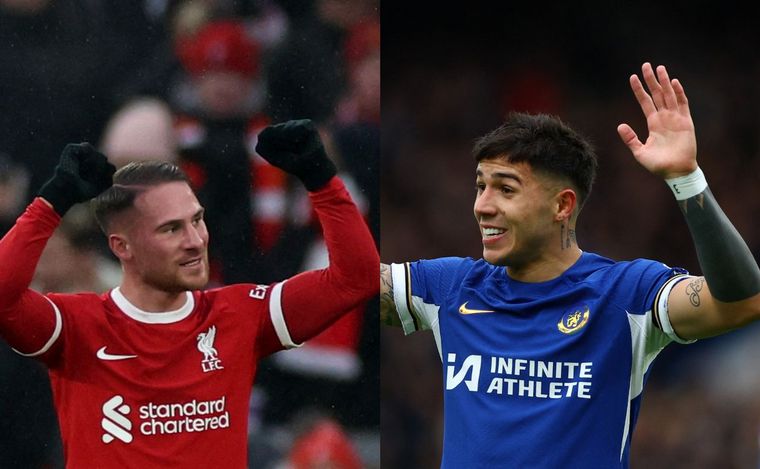 Dos jugadores argentinos marcaron sus primeros goles en la Premier League esta temporada